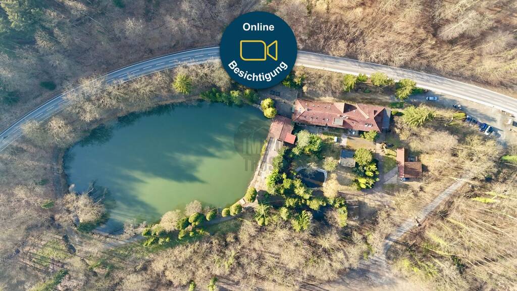 Einzigartiges Waldhotel - Exklusives Anwesen mit privatem See, 3 Wohneinheiten auf ca. 15.000m2