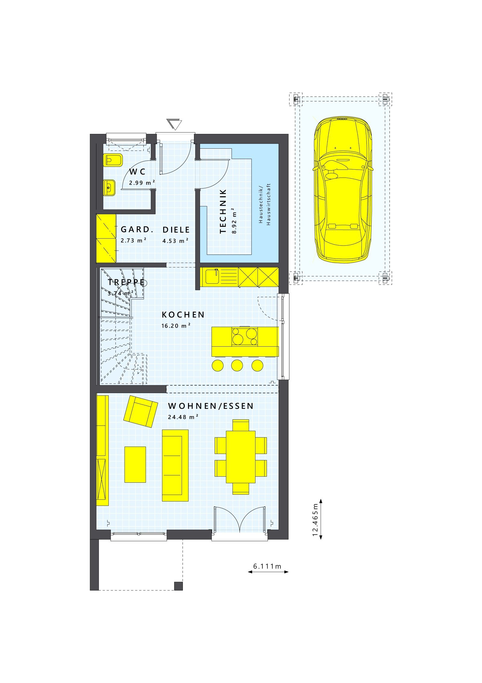 Doppelhaushälfte zum Kauf provisionsfrei 659.915 € 4 Zimmer 126 m²<br/>Wohnfläche 390 m²<br/>Grundstück Niederrodenbach Rodenbach 63517