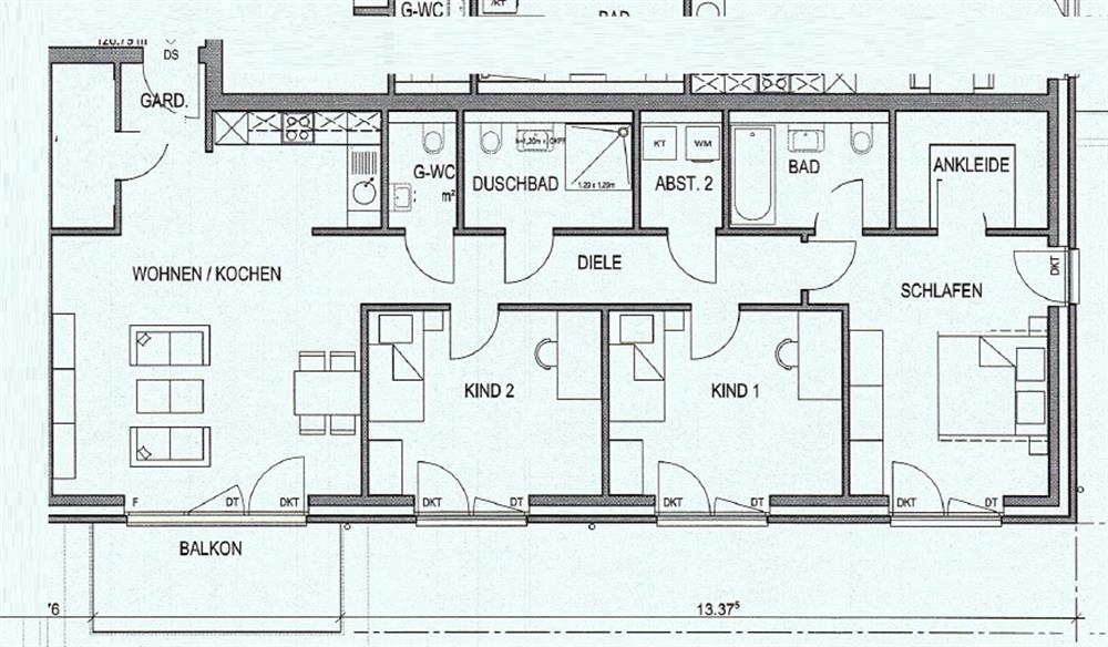 Wohnung zur Miete 1.399 € 4 Zimmer 125 m²<br/>Wohnfläche 2.<br/>Geschoss Thomas-Mann-Str. 4 Neu Wulmstorf Neu Wulmstorf 21629