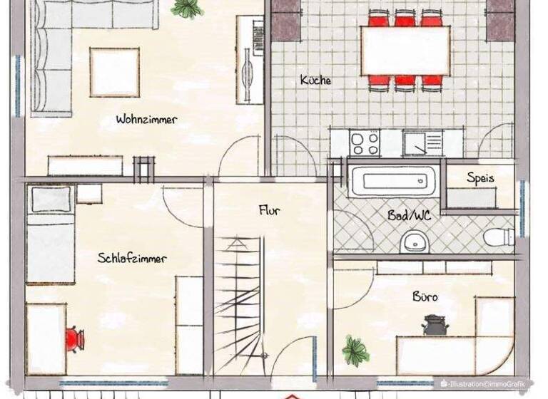 Einfamilienhaus zum Kauf 325.000 € 7 Zimmer 135 m² 614 m² Grundstück Königsberg 97486