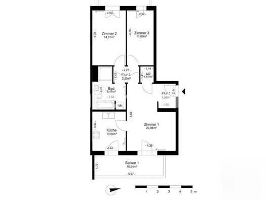 Wohnung zur Miete Tauschwohnung 850 € 3 Zimmer 75 m² EG Spandau Berlin 13599
