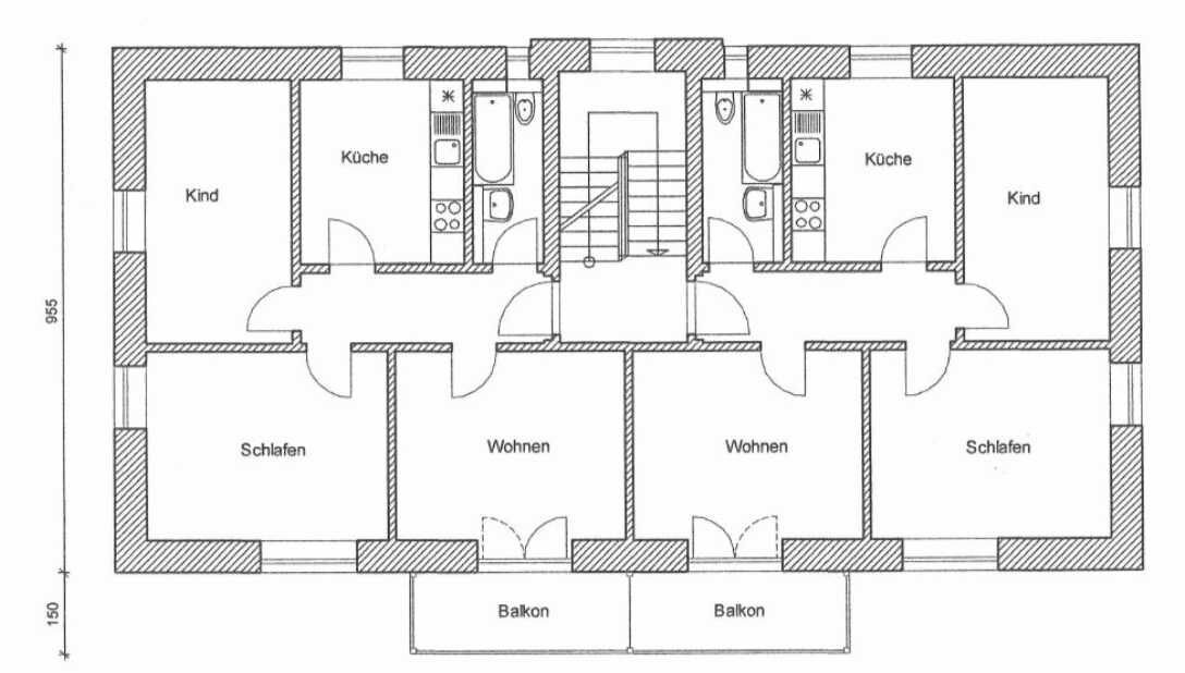 Wohnung zur Miete 570 € 3 Zimmer 67 m²<br/>Wohnfläche 1.<br/>Geschoss 01.02.2025<br/>Verfügbarkeit Leipziger Straße 72 Schkeuditz Schkeuditz 04435