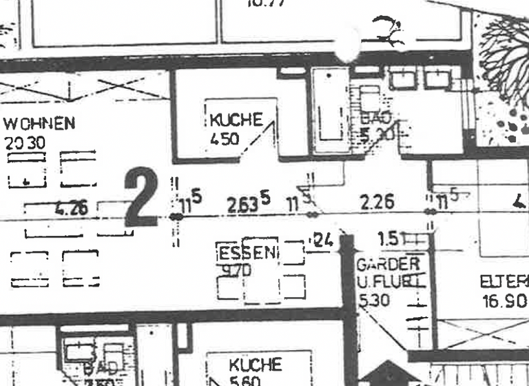 Wohnung zum Kauf 279.500 € 2 Zimmer 63,2 m² 2. Geschoss Weststadt Baden-Baden 76532