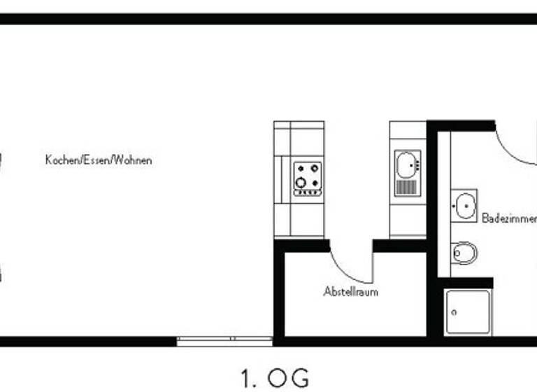 Wohnung zur Miete nur mit Wohnberechtigungsschein 699 € 2 Zimmer 90,3 m² 1. Geschoss frei ab 11.04.2026 Am Tannenwäldle 8 Aalen 73431