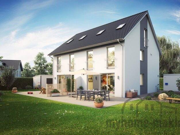 Doppelhaushälfte zum Kauf provisionsfrei 674.500 € 5 Zimmer 126 m² 440 m² Grundstück Penzendorf Schwabach / Penzendorf 91126