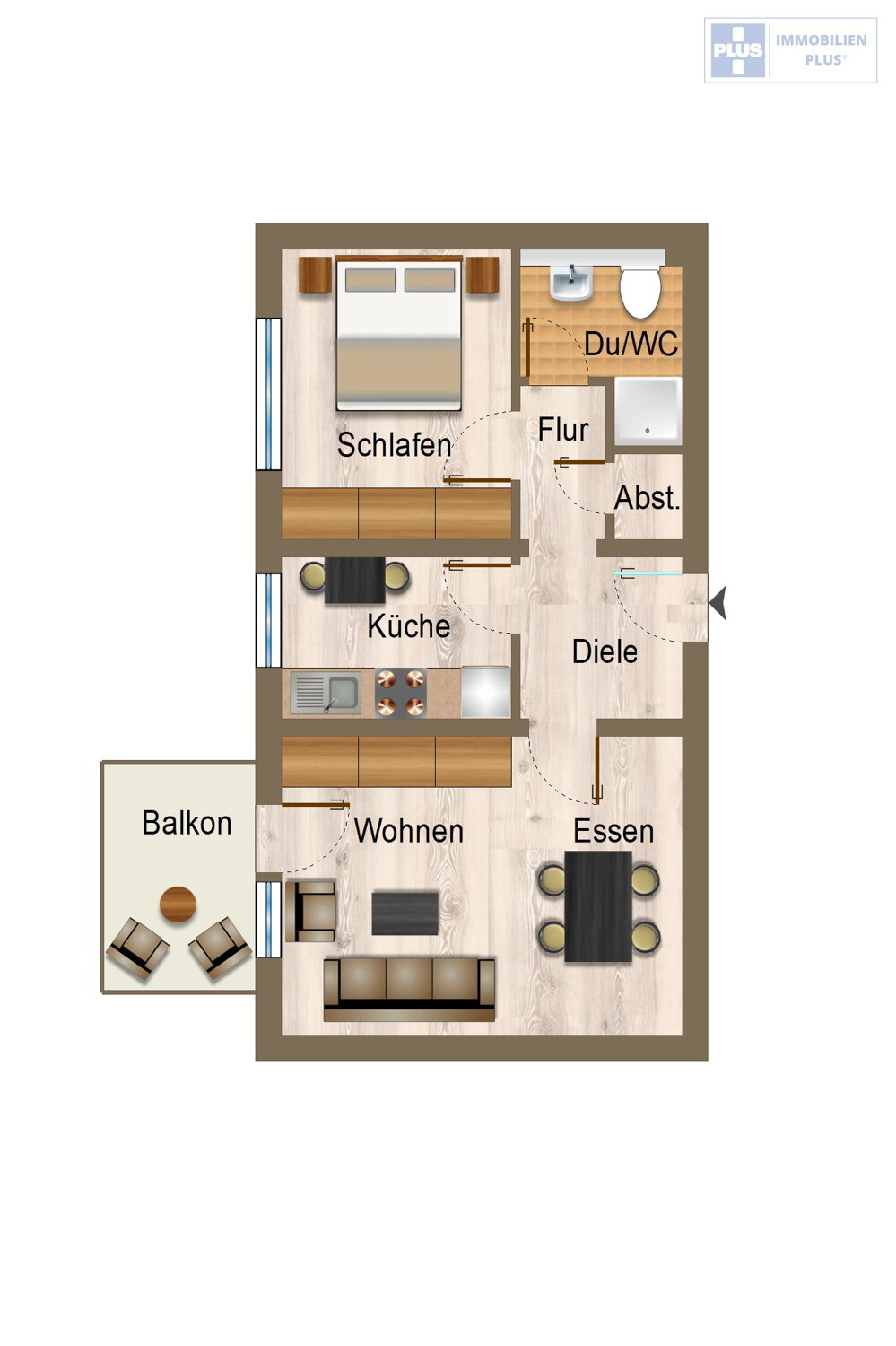 Wohnung zum Kauf 177.000 € 2 Zimmer 53 m²<br/>Wohnfläche 1.<br/>Geschoss Homburg Homburg 66424