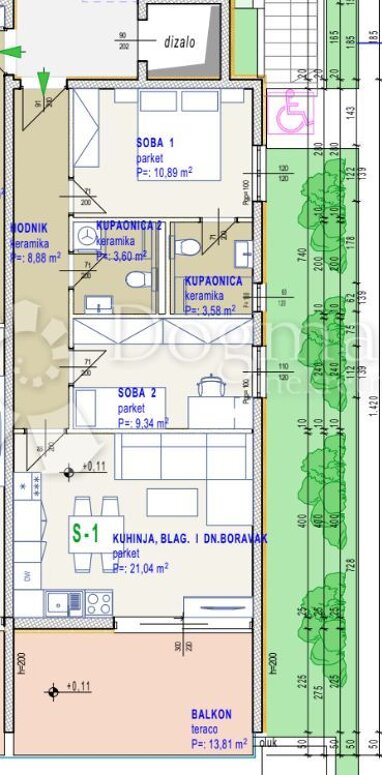 Wohnung zum Kauf 234.762 € 3 Zimmer 71 m² Seget 21220