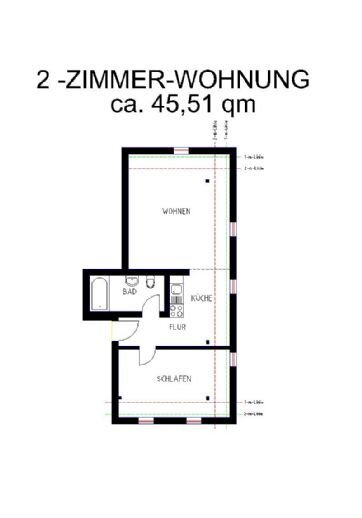 Wohnung zur Miete 225 € 2 Zimmer 45,5 m²<br/>Wohnfläche 3.<br/>Geschoss ab sofort<br/>Verfügbarkeit Löbauer Straße Nadelwitz Bautzen 02625