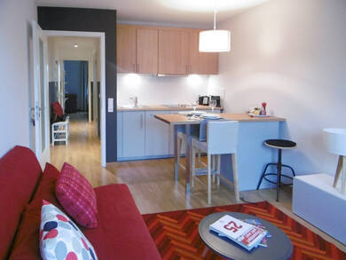 Wohnung zur Miete Wohnen auf Zeit 1.175 € 2 Zimmer 47 m² frei ab sofort Bilk Düsseldorf 40223