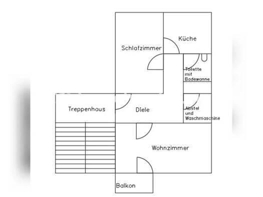 Wohnung zur Miete Tauschwohnung 450 € 2,5 Zimmer 49 m² EG Büderich Meerbusch 40667