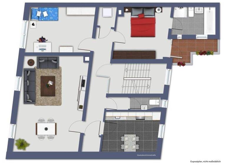 Wohnung zum Kauf 245.000 € 3 Zimmer 92,3 m² 1. Geschoss Mundenheim Ludwigshafen am Rhein / Mundenheim 67065
