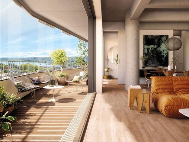 Maisonette zum Kauf - Neubau provisionsfrei 5 Zimmer 188 m² 14. Geschoss Moltkestraße Petershausen-West Konstanz 78467
