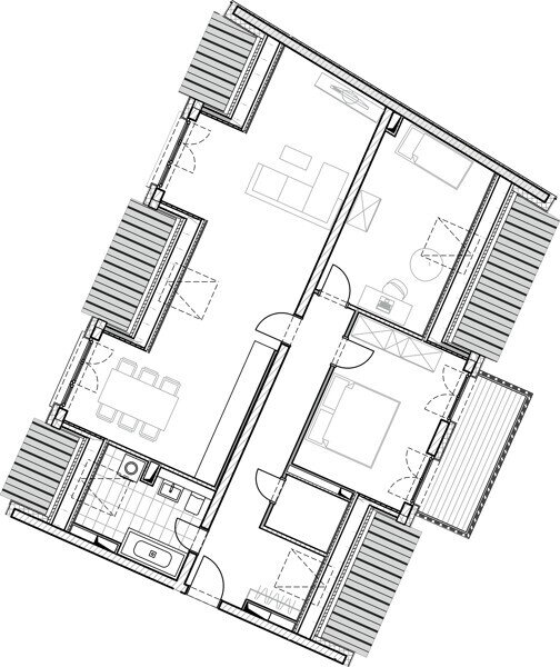 Wohnung zur Miete 1.368 € 3 Zimmer 93,7 m²<br/>Wohnfläche 5.<br/>Geschoss Delitzscher Straße 28 Eutritzsch Leipzig-Eutritzsch 04129