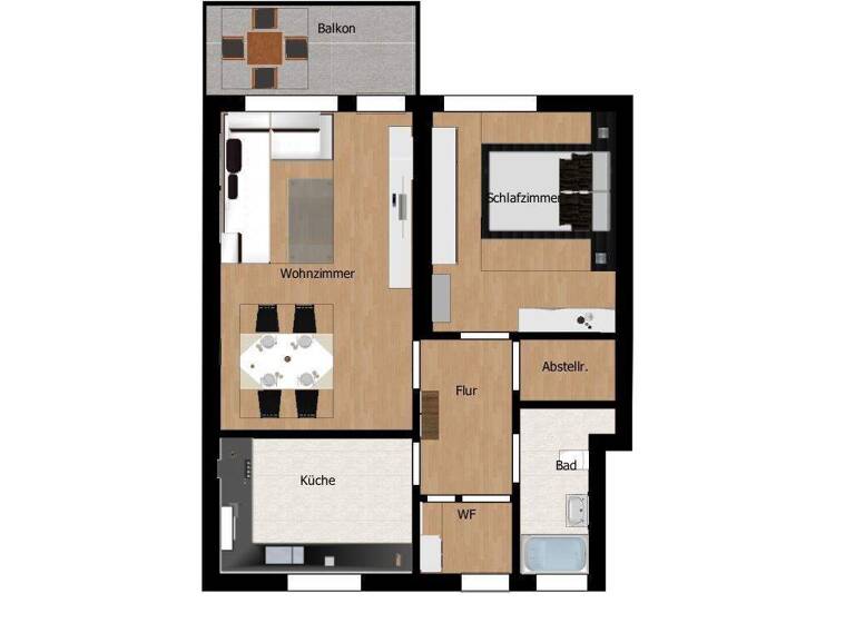 Wohnung zum Kauf 170.000 € 2 Zimmer 59 m² 4. Geschoss Fasanenhof Stuttgart 70565