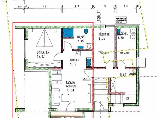 Wohnung zur Miete 610 € 2 Zimmer 50 m² Geschoss -1/3 frei ab 01.06.2026 Hilzingen 78247