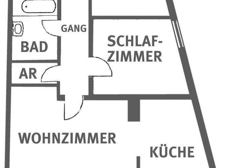 Wohnung zur Miete 386 € 3 Zimmer 79,2 m² Bergherrenstraße 27 Böckstein 5645