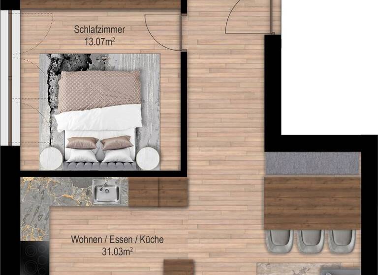 Wohnung zum Kauf provisionsfrei 448.000 € 3 Zimmer 62,3 m² 1. Geschoss Lange Äcker 10 Dornbirn 6850