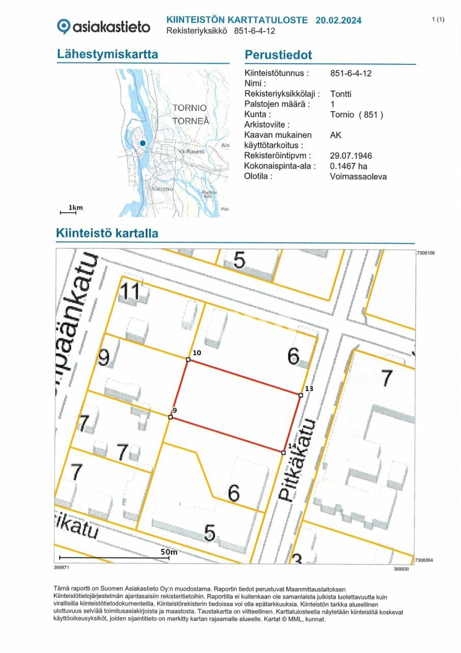 Grundstück zum Kauf 299.000 € 1.467 m²<br/>Grundstück Tornio 95400