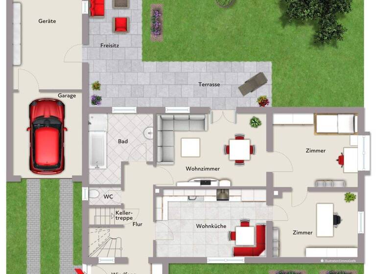 Einfamilienhaus zum Kauf 390.000 € 6 Zimmer 139,5 m² 526 m² Grundstück Geisenhausen 84144