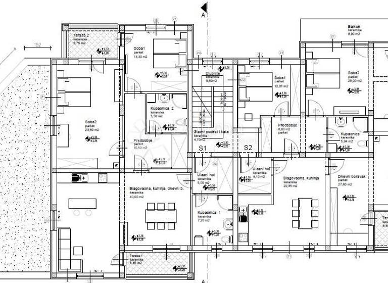 Büro zur Miete 15 € 8 Zimmer Sibenik