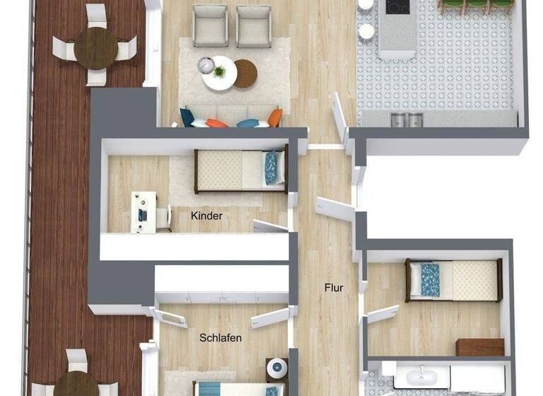 Penthouse zum Kauf provisionsfrei 600.000 € 4 Zimmer 98 m² 3. Geschoss Dachauer Straße 72b Neu-Esting Olching 82140