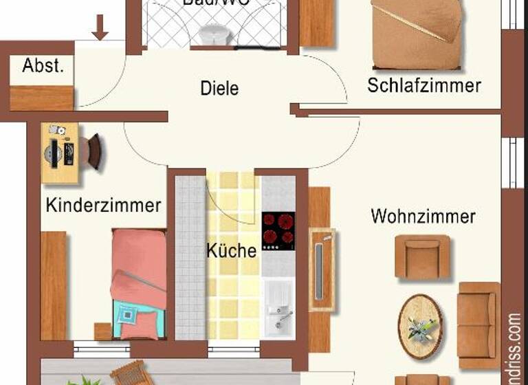 Studio zum Kauf 399.000 € 3 Zimmer 80 m²<br/>Wohnfläche 3.<br/>Geschoss Grassau Grassau 83224