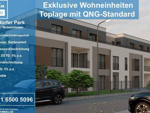 Wohnung zum Kauf - Neubau provisionsfrei 393.987 € 2 Zimmer 65 m² EG Reichelsdorfer Hauptstraße 97-99 Reichelsdorf Nürnberg / Reichelsdorf 90453