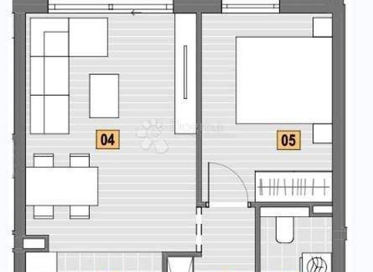 Wohnung zum Kauf 204.594 € 2 Zimmer 52 m² 3. Geschoss Senj