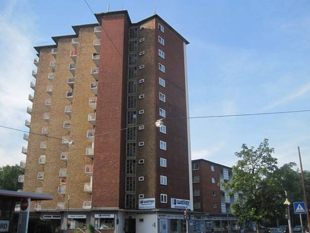 Wohnung zur Miete 282 € 1,5 Zimmer 51,4 m² 10. Geschoss frei ab 31.08.2026 Friedrich-Karl-Str. 4 Altstadt-Mitte Alt-Oberhausen 46045