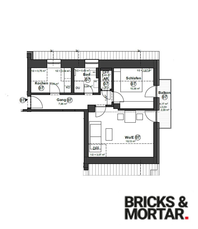 Wohnung zum Kauf 250.000 € 2,5 Zimmer 54,9 m²<br/>Wohnfläche 2.<br/>Geschoss Bad Wörishofen Bad Wörishofen 86825