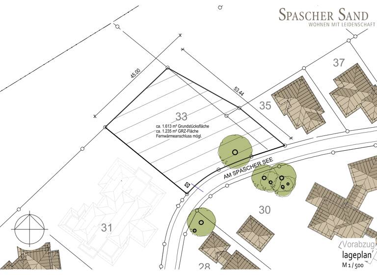 Grundstück zum Kauf provisionsfrei 725.850 € 1.613 m² Grundstück Am Spascher See 33 Wildeshausen 27793