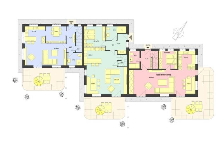Mehrfamilienhaus zum Kauf provisionsfrei 2.100.000 € 11 Zimmer 517 m² 1.485 m² Grundstück Lung Jaat 1 Utersum 25938