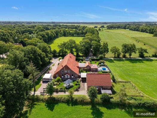 Mehrfamilienhaus zum Kauf 749.000 € 14 Zimmer 599 m² 9.786 m² Grundstück Ostersander Ihlow 26632
