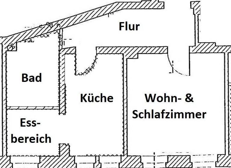 Wohnung zum Kauf 60.000 € 1 Zimmer 42,2 m²<br/>Wohnfläche 1.<br/>Geschoss Melzerstraße 2 Meißen Meißen 01662