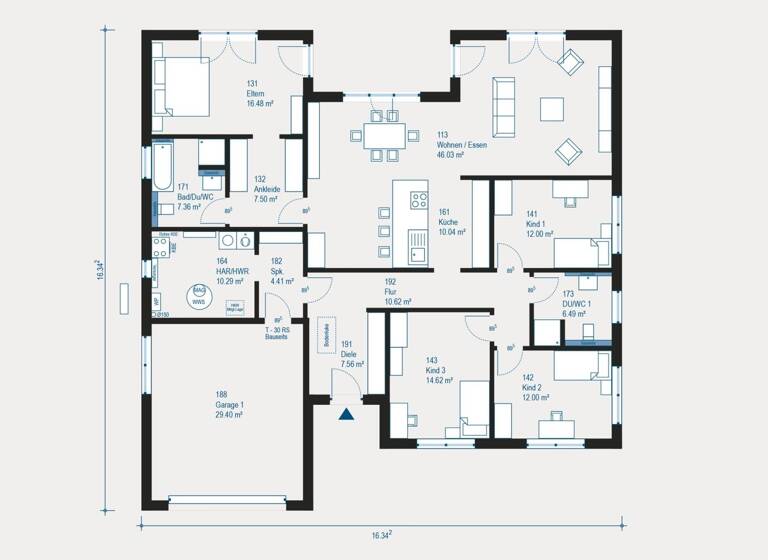 Bungalow zum Kauf 626.700 € 5 Zimmer 165 m² 500 m² Grundstück Neumarkt Neumarkt in der Oberpfalz 92318