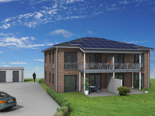 Wohnung zur Miete 781 € 2 Zimmer 66,2 m² 1. Geschoss Schonerweg 36 Warstade Hemmoor 21745