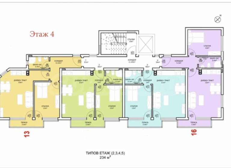 Studio zum Kauf 98.120 € 2 Zimmer 62,8 m² Varna