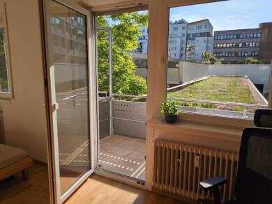 Wohnung zur Miete 800 € 1 Zimmer 38 m² 1. Geschoss frei ab 01.09.2025 Südweststadt - Östlicher Teil Karlsruhe 76137