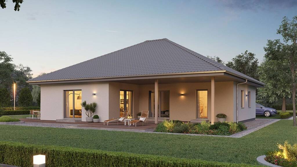 Bungalow zum Kauf 377.749 € 4 Zimmer 176,5 m² 533 m² Grundstück Oberstetten Niederstetten 97996