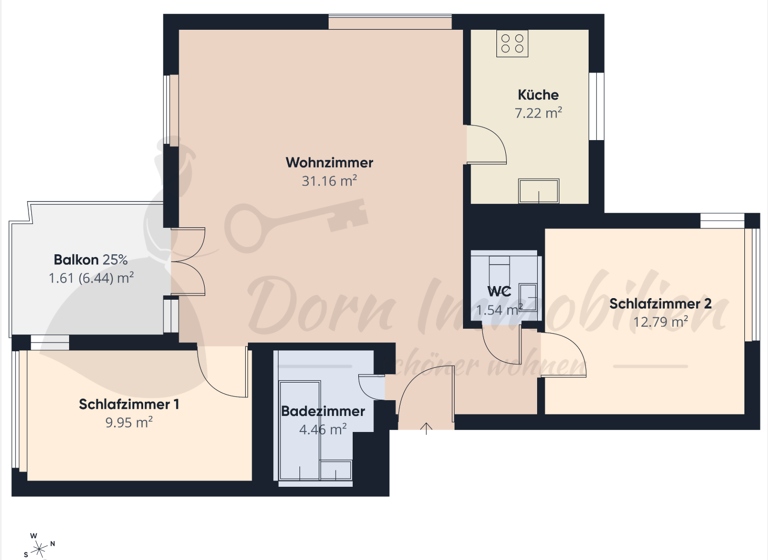 Wohnung zum Kauf 85.000 € 3 Zimmer 68,7 m² frei ab sofort Espenweg 7 Silberstraße Wilkau-Haßlau 08112
