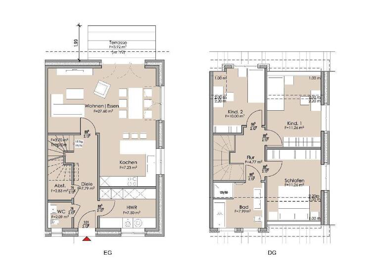 Doppelhaushälfte zur Miete 1.250 € 4 Zimmer 107,9 m² frei ab 01.06.2026 Bargstedt 21698