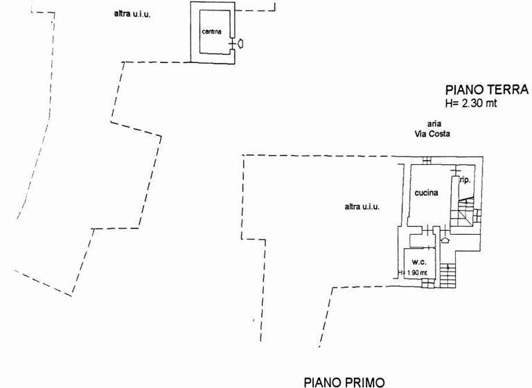 Reihenmittelhaus zum Kauf 85.000 € 5 Zimmer 63 m² 30 m² Grundstück frei ab sofort Via Costa Aigovo Molini di Triora 18010