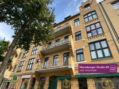Wohnung zur Miete 320 € 2 Zimmer 34,2 m² Dachgeschoss, 4. Geschoss Merseburger Straße 93 Lutherplatz Halle 06112