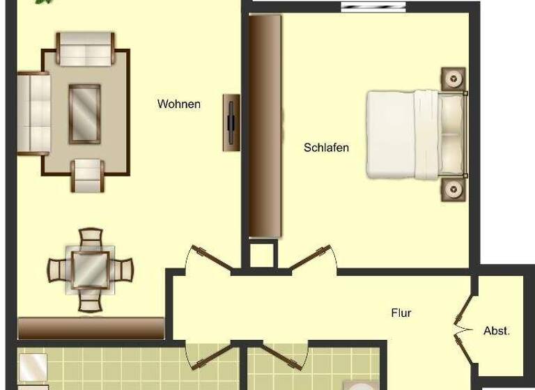 Wohnung zur Miete 608 € 2 Zimmer 57 m² 2. Geschoss frei ab 16.04.2026 Dahlemer Straße 6 Monheim 40789