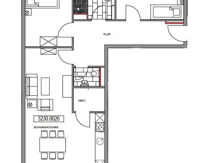 Wohnung zur Miete 1.365 € 3 Zimmer 91 m² 5. Geschoss Welserstr. 75 Rennweg Nürnberg 90489