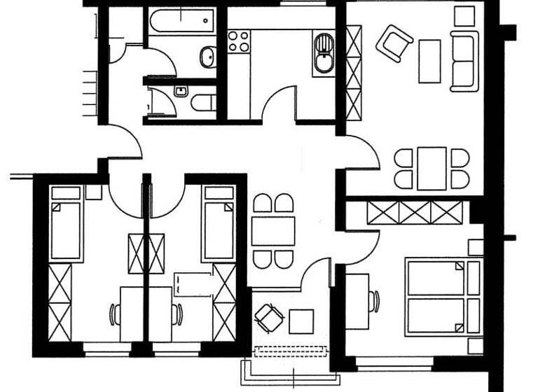 Wohnung zur Miete 832 € 4 Zimmer 80 m² 3. Geschoss frei ab 01.05.2026 Thorn-Prikker-Straße 4 Seeberg Köln 50769