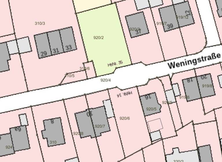 Grundstück zum Kauf 410.000 € 641 m² Grundstück Wening Str. 35 Geisenfeld 85290
