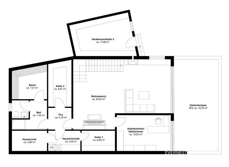 Einfamilienhaus zum Kauf 1.440.000 € 6 Zimmer 276,5 m² 855 m² Grundstück Nußbaum Bergisch Gladbach 51467