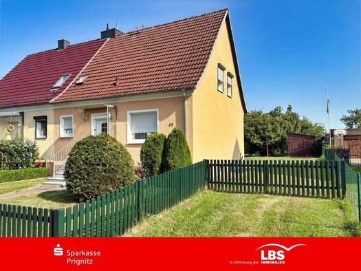 Doppelhaushälfte zum Kauf provisionsfrei 88.000 € 4 Zimmer 92 m² 675 m² Grundstück frei ab sofort Gerdshagen 16928