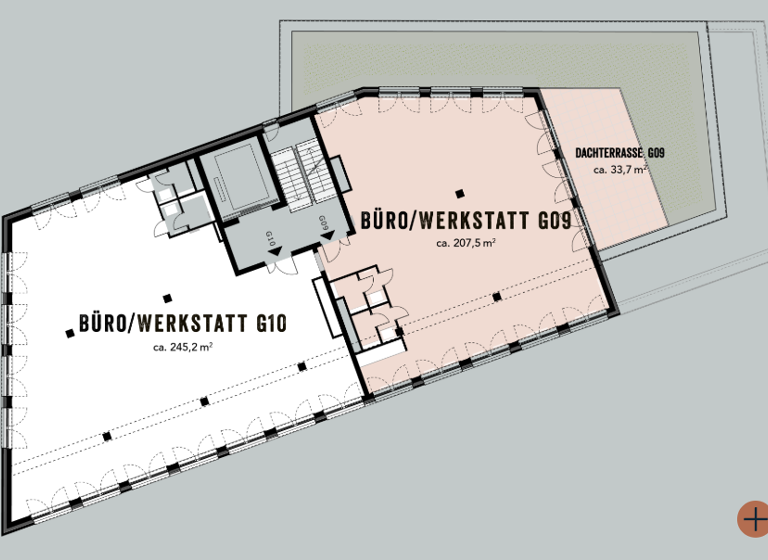 Bürofläche zur Miete provisionsfrei 16,50 € 452,7 m² Bürofläche teilbar ab 148,3 m² Rothenburgsort Hamburg 20539